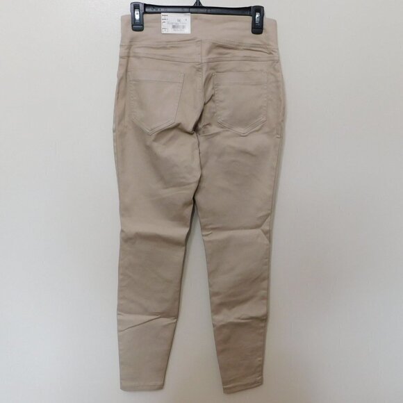 L397 Hue Pebble Tan Smoothing Denim Leggings - Picture 3 of 3